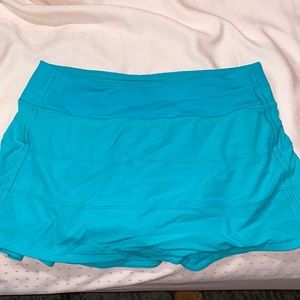 Lululemon Pace Revival Skirt in Turquoise